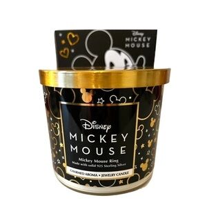 Charmed Aroma Disney Mickey Mouse Sterling Silver Ring Candle Size 6 Magical
